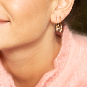 Boucles oreilles plaque or marco